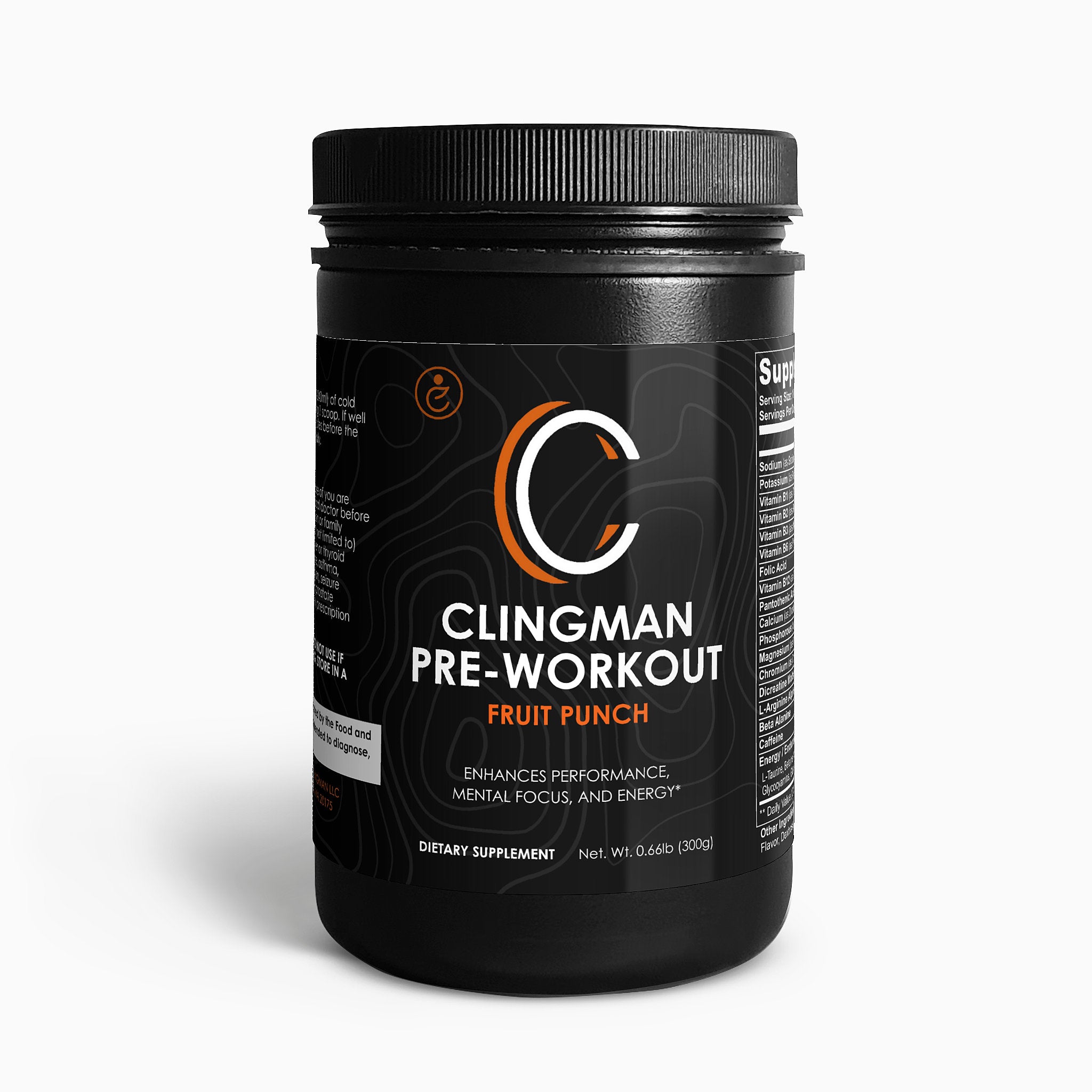 Clingman Pre-Workout (Fruit Punch)